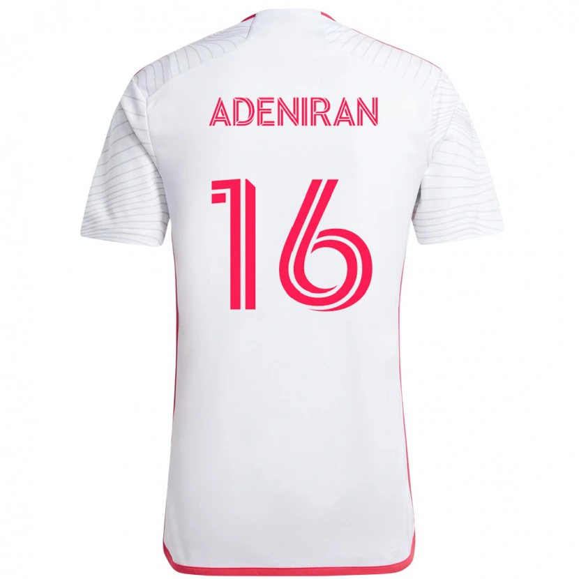 Danxen Criança Camisola Samuel Adeniran #16 Branco Magenta Alternativa 2025/26 Camisa Brasil