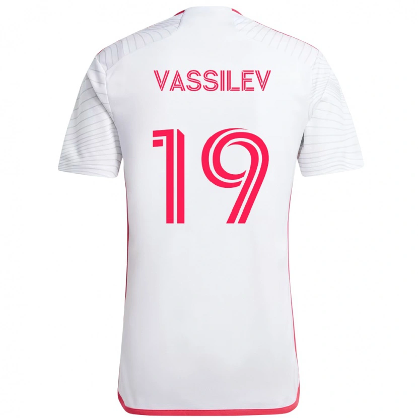 Danxen Criança Camisola Indiana Vassilev #19 Branco Magenta Alternativa 2025/26 Camisa Brasil