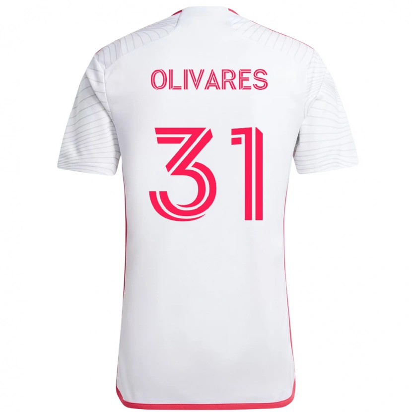 Danxen Criança Camisola Christian Olivares #31 Branco Magenta Alternativa 2025/26 Camisa Brasil