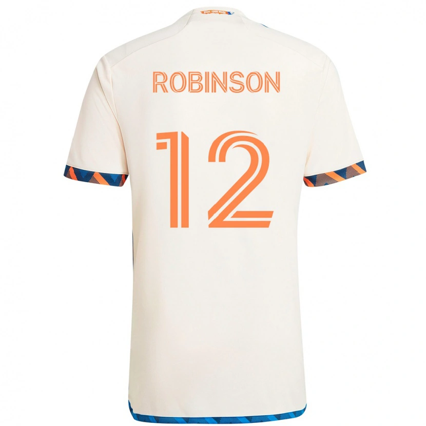 Danxen Criança Camisola Miles Robinson #12 Branco Azul Laranja Alternativa 2025/26 Camisa Brasil