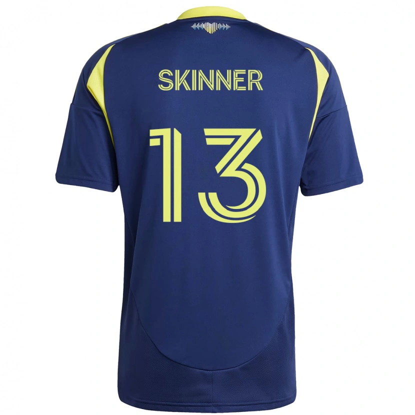 Danxen Criança Camisola Joey Skinner #13 Azul Marinho Amarelo Alternativa 2025/26 Camisa Brasil