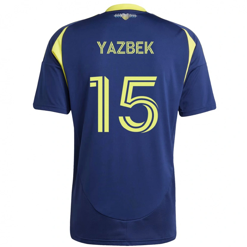 Danxen Criança Camisola Patrick Yazbek #15 Azul Marinho Amarelo Alternativa 2025/26 Camisa Brasil