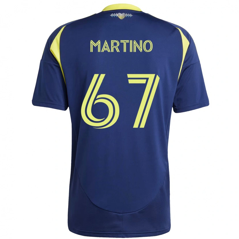 Danxen Criança Camisola Ben Martino #67 Azul Marinho Amarelo Alternativa 2025/26 Camisa Brasil