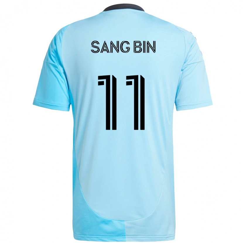 Danxen Criança Camisola Sang-Bin Jeong #11 Azul Celeste Alternativa 2025/26 Camisa Brasil