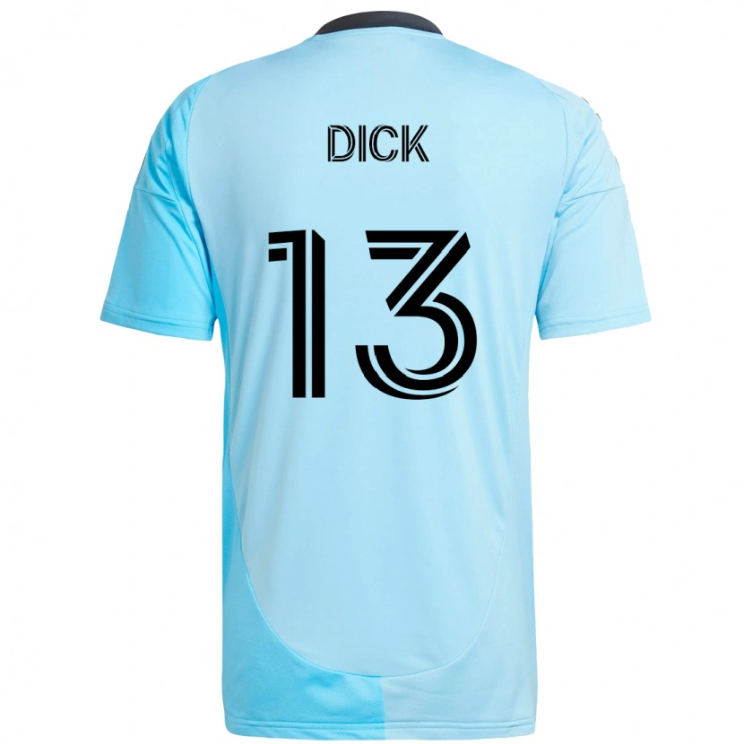 Danxen Criança Camisola Eric Dick #13 Azul Celeste Alternativa 2025/26 Camisa Brasil