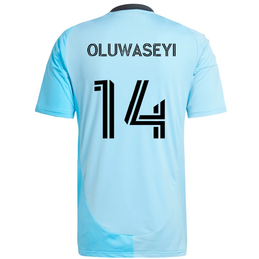 Danxen Criança Camisola Tani Oluwaseyi #14 Azul Celeste Alternativa 2025/26 Camisa Brasil