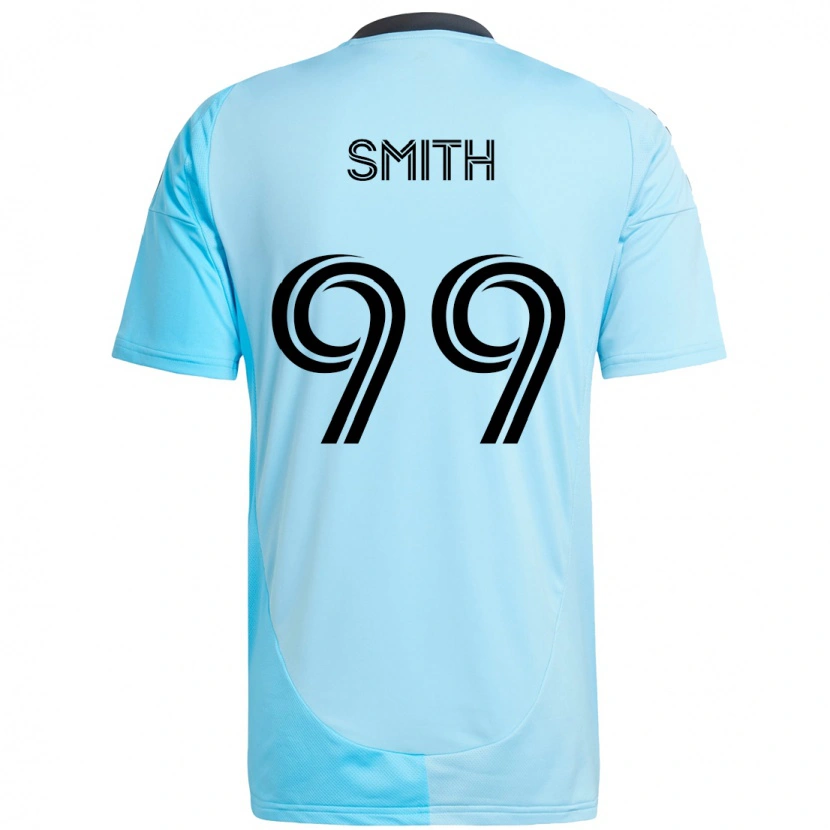 Danxen Criança Camisola Jordan Adebayo-Smith #99 Azul Celeste Alternativa 2025/26 Camisa Brasil
