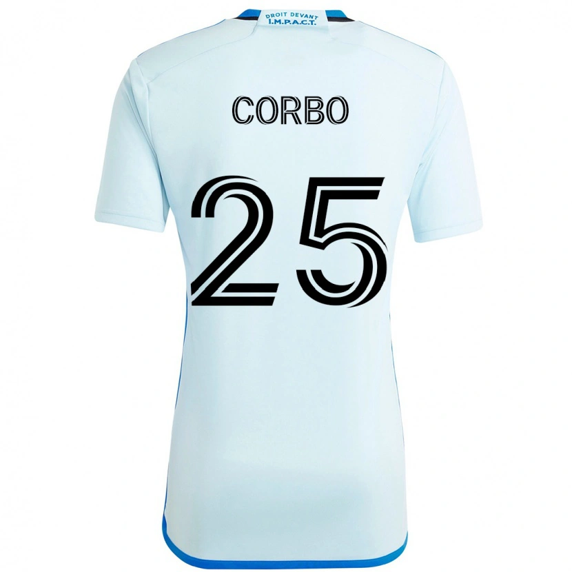 Danxen Criança Camisola Gabriele Corbo #25 Azul Celeste Azul Escuro Alternativa 2025/26 Camisa Brasil