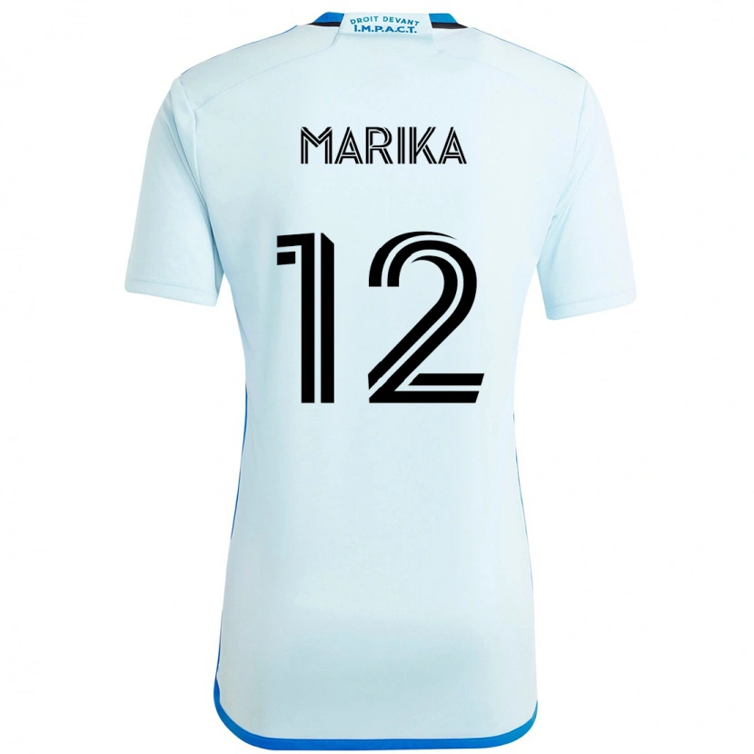 Danxen Criança Camisola Martineau Marika #12 Azul Celeste Azul Escuro Alternativa 2025/26 Camisa Brasil