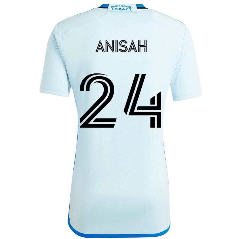 Danxen Criança Camisola Yusuf Anisah #24 Azul Celeste Azul Escuro Alternativa 2025/26 Camisa Brasil