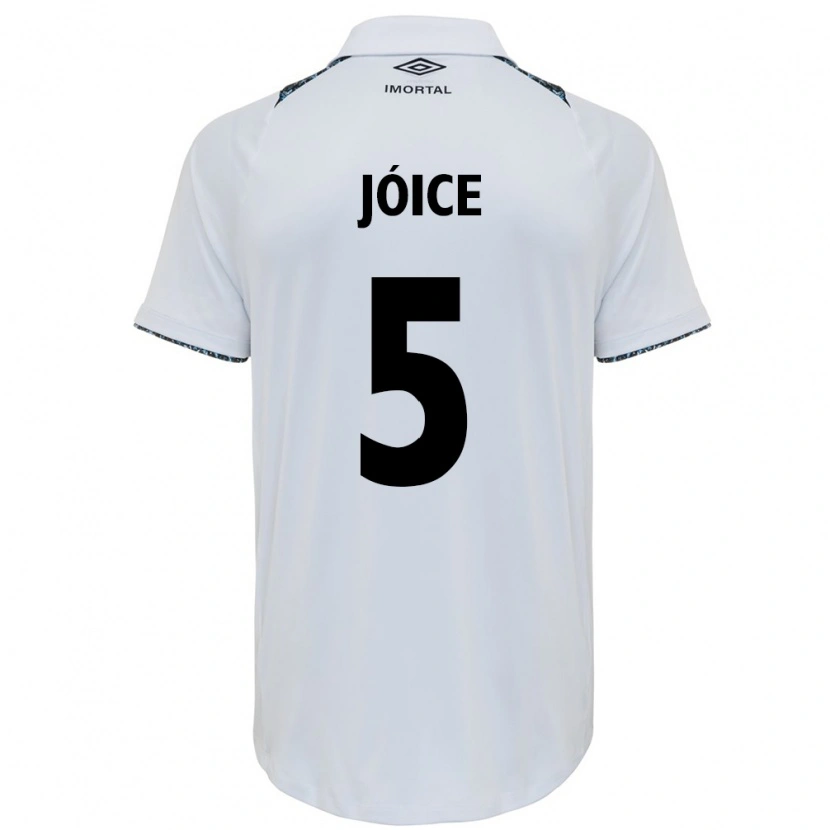 Danxen Criança Camisola Jóice #5 Branco Azul Alternativa 2025/26 Camisa Brasil
