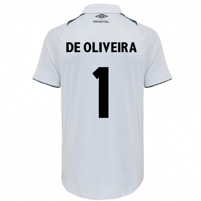Danxen Criança Camisola Walewska Moreira De Oliveira #1 Branco Azul Alternativa 2025/26 Camisa Brasil