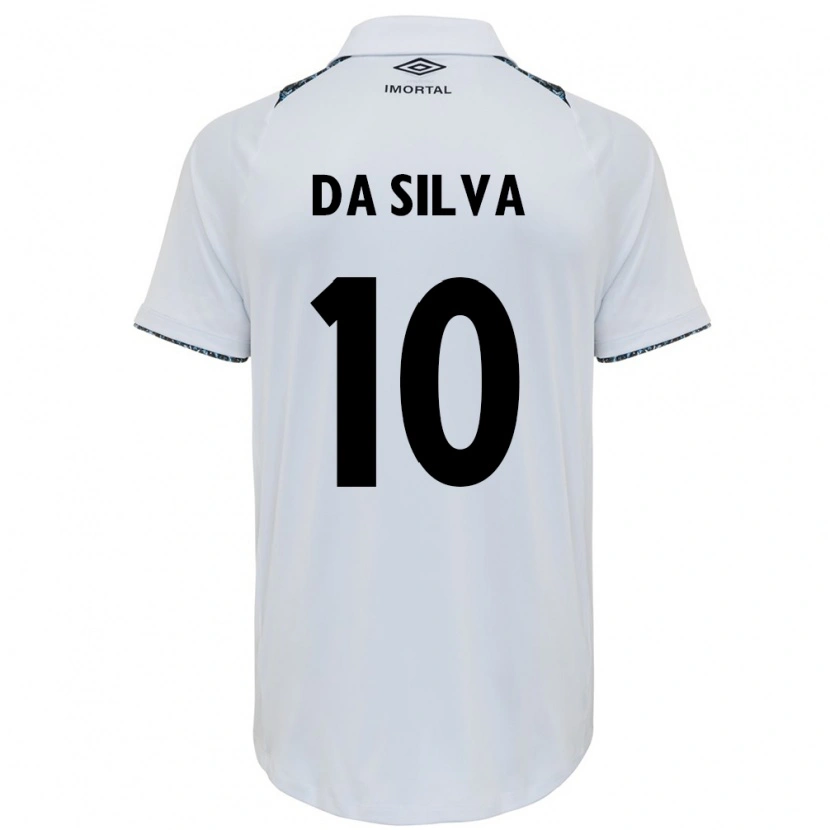 Danxen Criança Camisola Juliana Odilon Da Silva #10 Branco Azul Alternativa 2025/26 Camisa Brasil