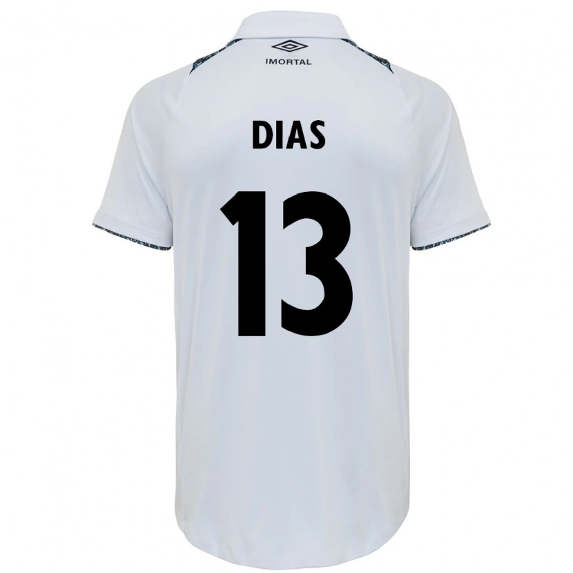 Danxen Criança Camisola Viviane Aparecida Dias #13 Branco Azul Alternativa 2025/26 Camisa Brasil