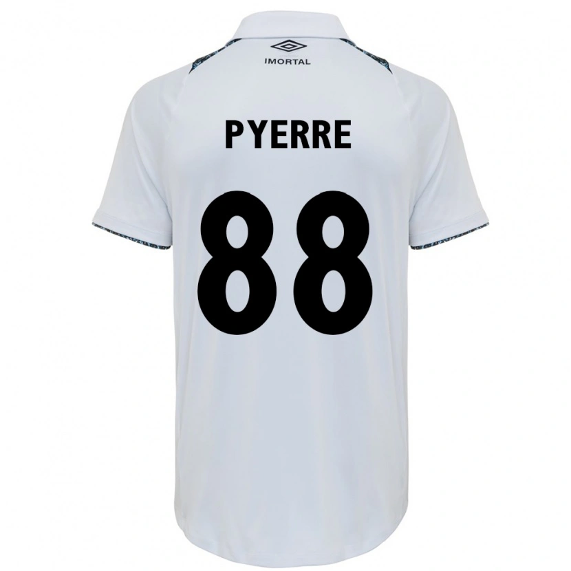 Danxen Criança Camisola Jean Pyerre #88 Branco Azul Alternativa 2025/26 Camisa Brasil