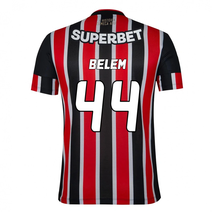 Danxen Criança Camisola Matheus Belém #44 Preto Vermelho Alternativa 2025/26 Camisa Brasil