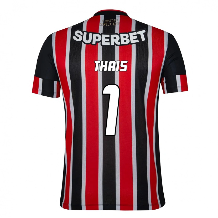 Danxen Criança Camisola Thais #1 Preto Vermelho Alternativa 2025/26 Camisa Brasil