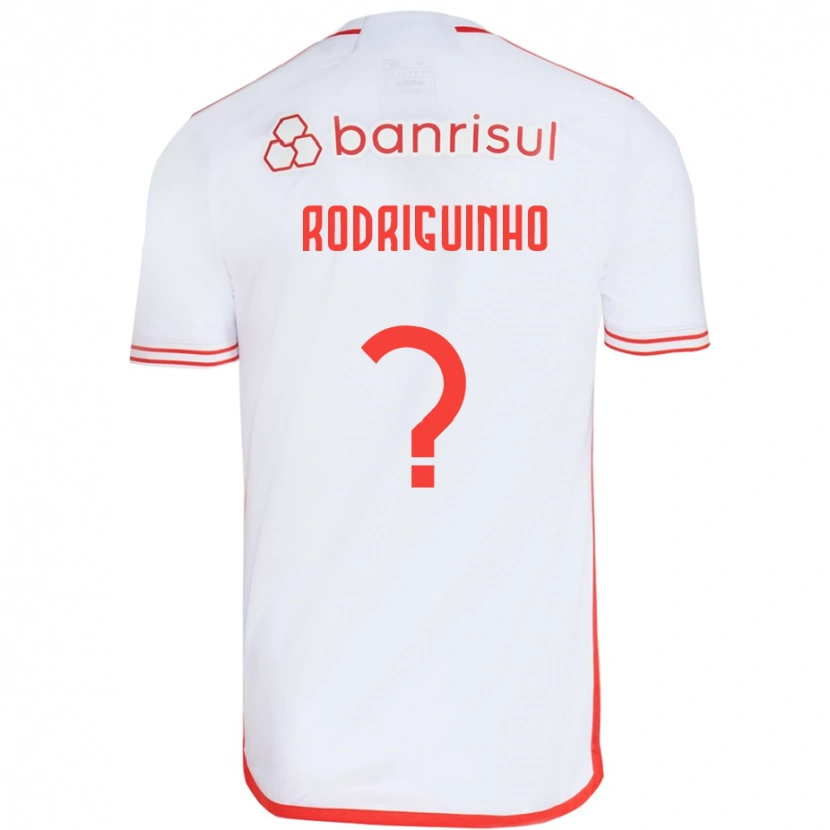 Danxen Criança Camisola Rodriguinho #0 Branco Vermelho Alternativa 2025/26 Camisa Brasil