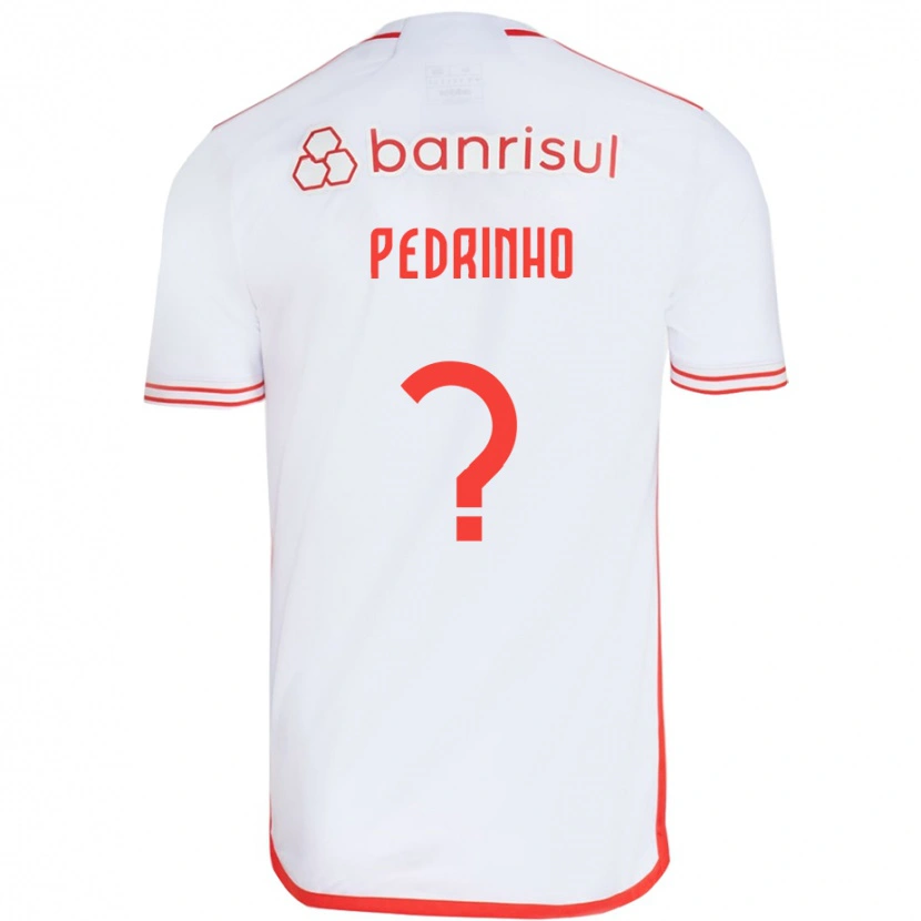 Danxen Criança Camisola Pedrinho #0 Branco Vermelho Alternativa 2025/26 Camisa Brasil