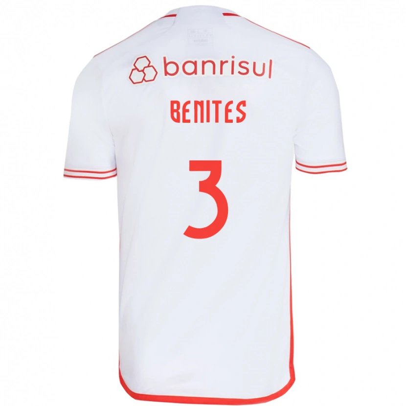 Danxen Criança Camisola Bruna Benites #3 Branco Vermelho Alternativa 2025/26 Camisa Brasil
