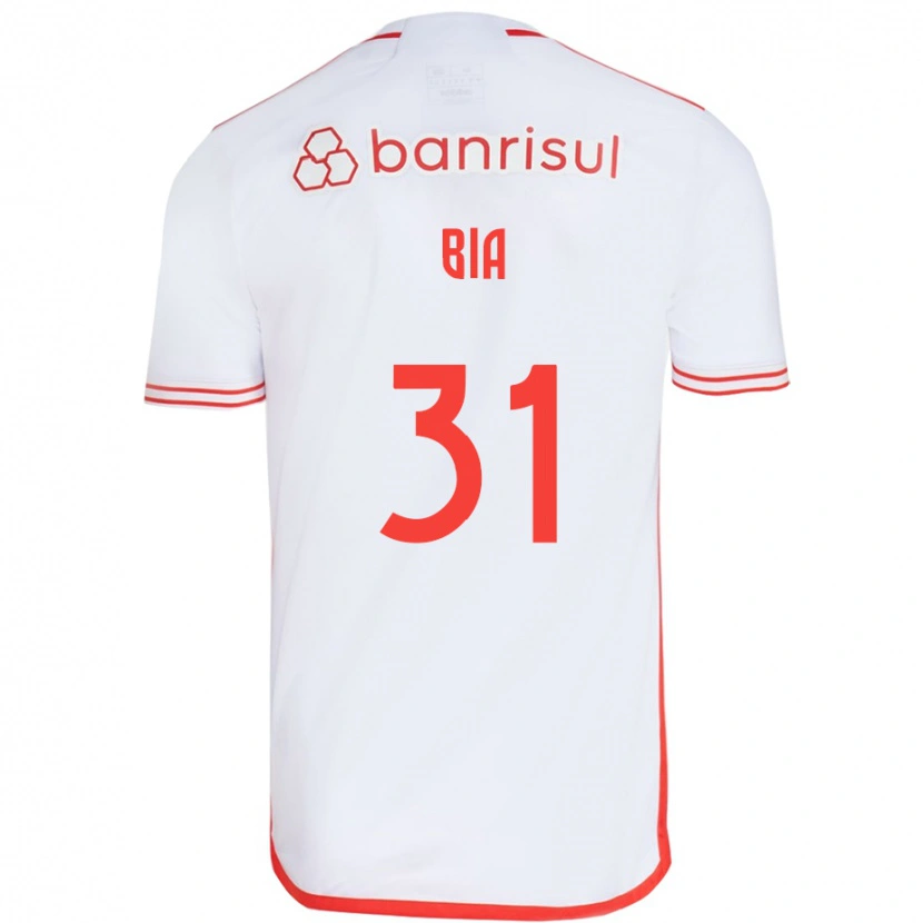Danxen Criança Camisola Bia #31 Branco Vermelho Alternativa 2025/26 Camisa Brasil
