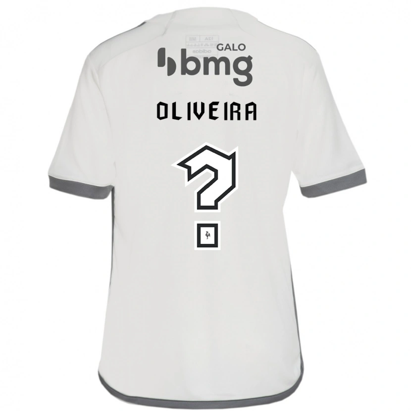 Danxen Criança Camisola Pedro Oliveira #0 Branco Sujo Alternativa 2025/26 Camisa Brasil