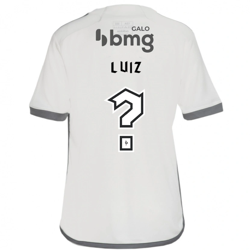 Danxen Criança Camisola Estevan Luiz #0 Branco Sujo Alternativa 2025/26 Camisa Brasil