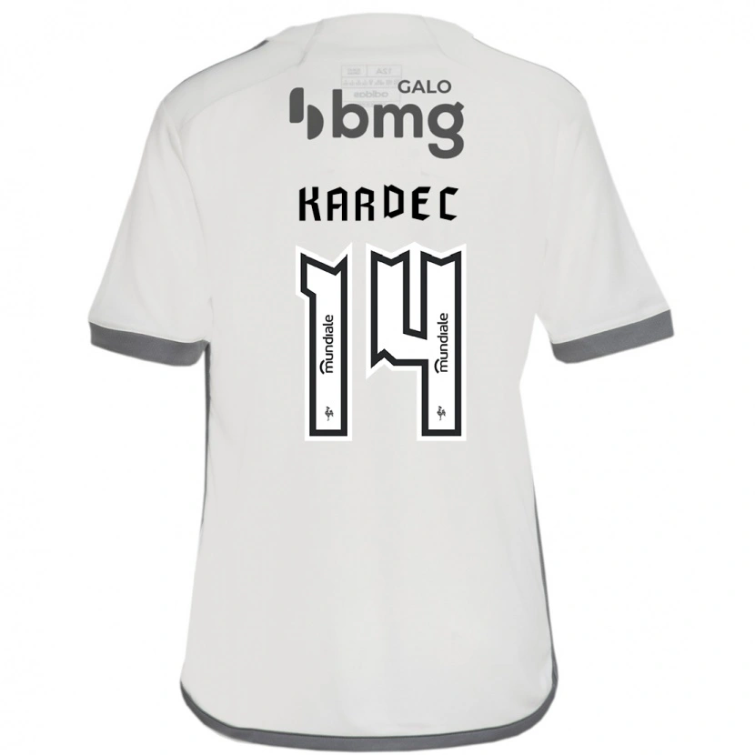 Danxen Criança Camisola Alan Kardec #14 Branco Sujo Alternativa 2025/26 Camisa Brasil