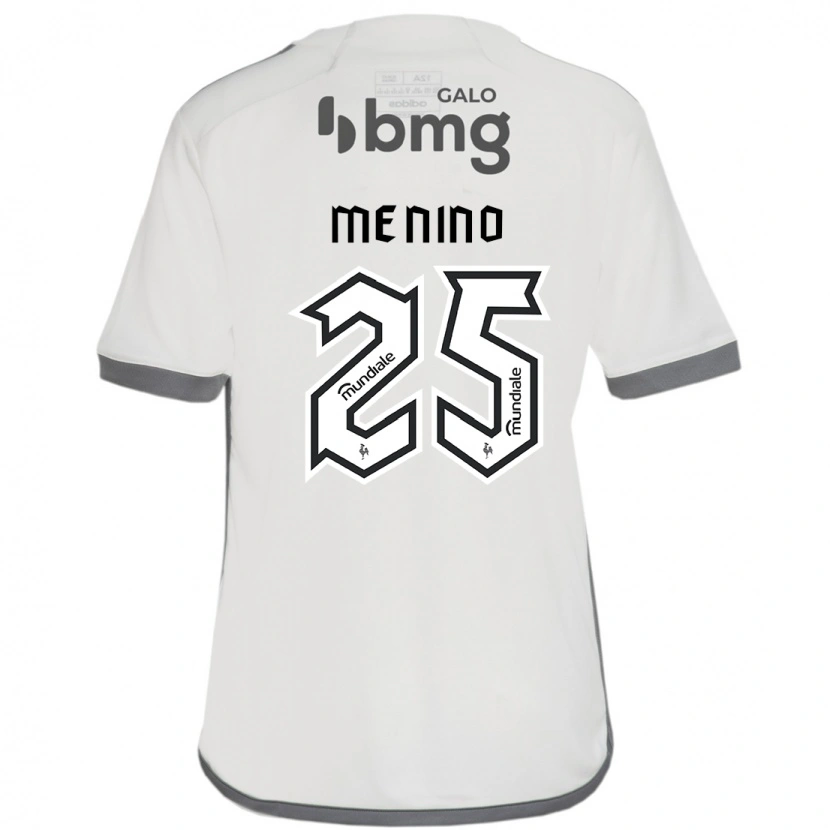 Danxen Criança Camisola Gabriel Menino #25 Branco Sujo Alternativa 2025/26 Camisa Brasil