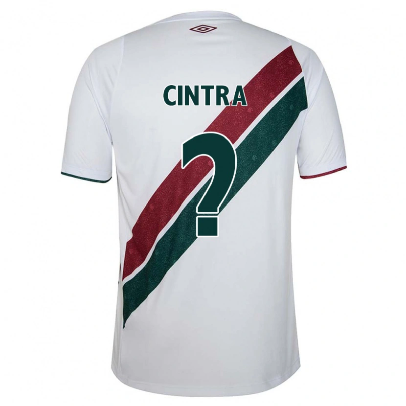 Danxen Criança Camisola Gustavo Cintra #0 Branco Verde Bordô Alternativa 2025/26 Camisa Brasil