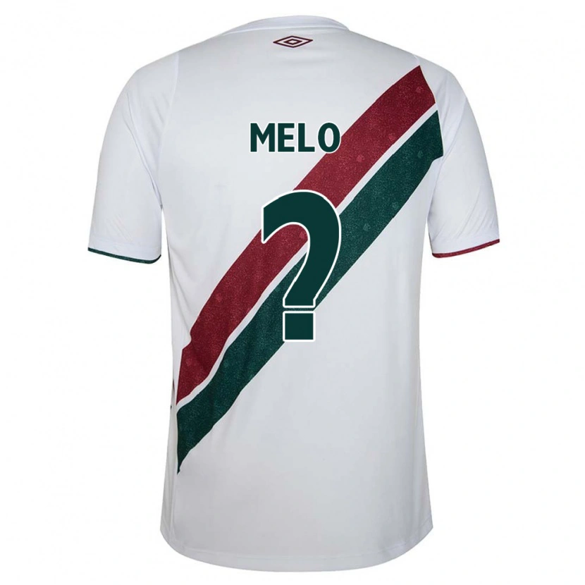 Danxen Criança Camisola Davi Melo #0 Branco Verde Bordô Alternativa 2025/26 Camisa Brasil