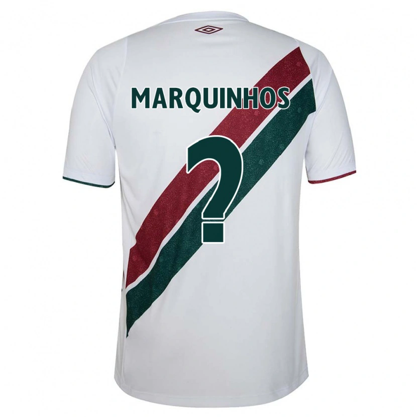 Danxen Criança Camisola Marquinhos #0 Branco Verde Bordô Alternativa 2025/26 Camisa Brasil