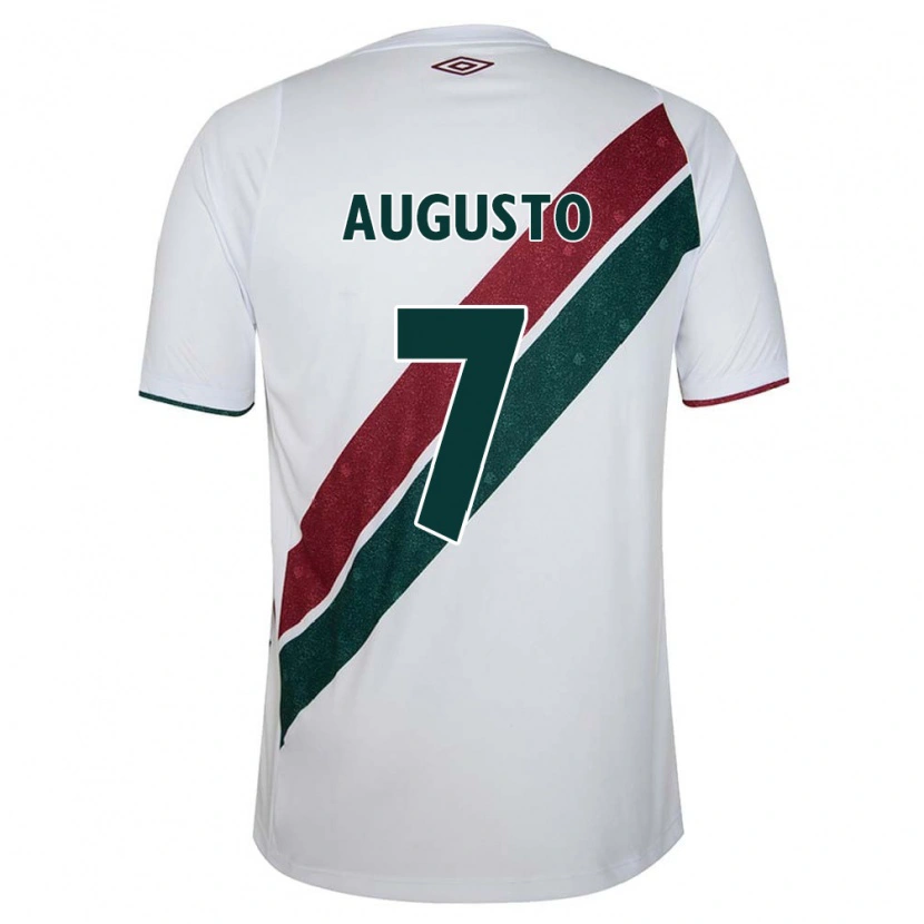 Danxen Criança Camisola Renato Augusto #7 Branco Verde Bordô Alternativa 2025/26 Camisa Brasil