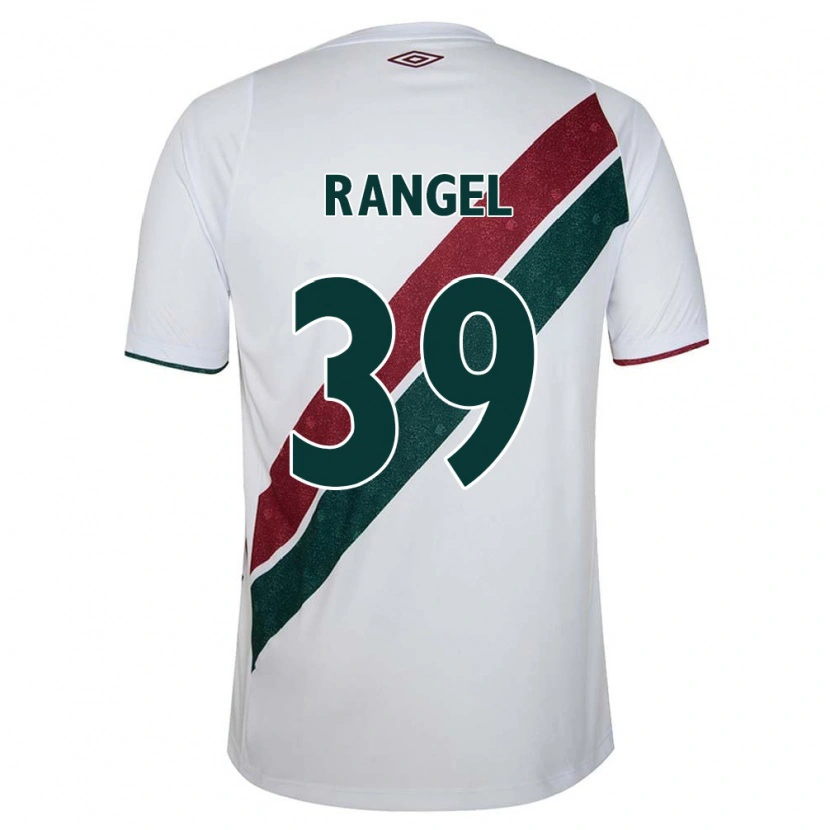 Danxen Criança Camisola Pedro Rangel #39 Branco Verde Bordô Alternativa 2025/26 Camisa Brasil