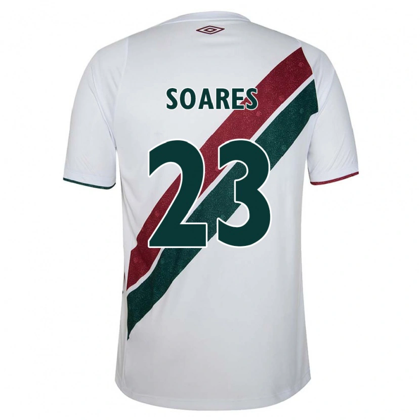 Danxen Criança Camisola Dani Soares #23 Branco Verde Bordô Alternativa 2025/26 Camisa Brasil