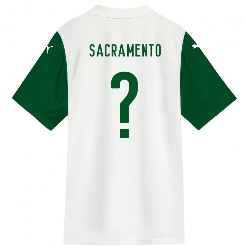 Danxen Criança Camisola Wendell Sacramento #0 Branco Verde Alternativa 2025/26 Camisa Brasil