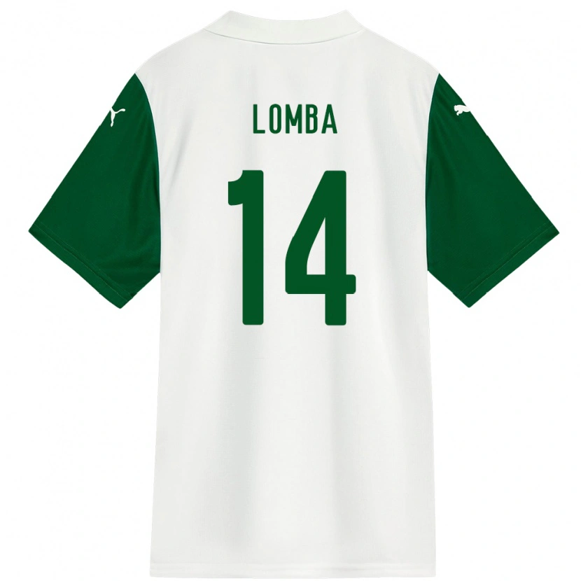 Danxen Criança Camisola Marcelo Lomba #14 Branco Verde Alternativa 2025/26 Camisa Brasil