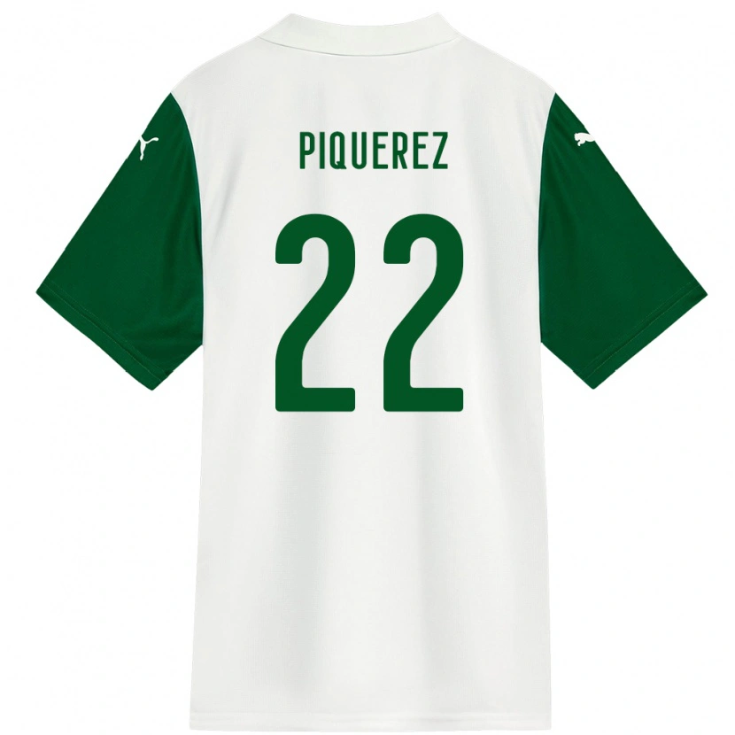 Danxen Criança Camisola Joaquín Piquerez #22 Branco Verde Alternativa 2025/26 Camisa Brasil