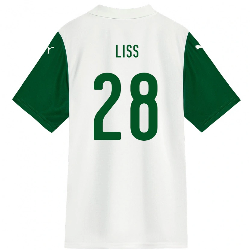 Danxen Criança Camisola Victória Liss #28 Branco Verde Alternativa 2025/26 Camisa Brasil