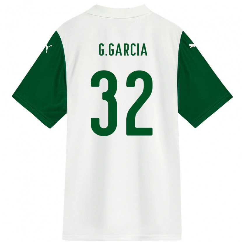 Danxen Criança Camisola Gustavo Garcia #32 Branco Verde Alternativa 2025/26 Camisa Brasil