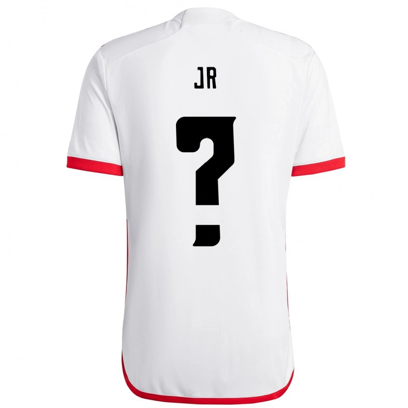 Danxen Criança Camisola Wanderson Jr #0 Branco Vermelho Alternativa 2025/26 Camisa Brasil