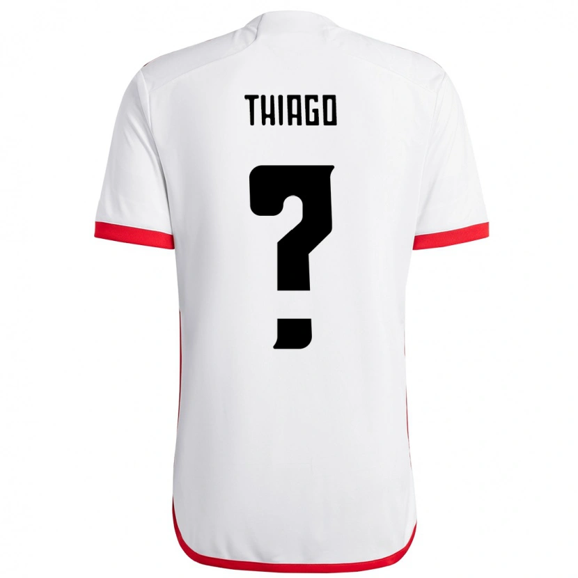 Danxen Criança Camisola Victor Thiago #0 Branco Vermelho Alternativa 2025/26 Camisa Brasil