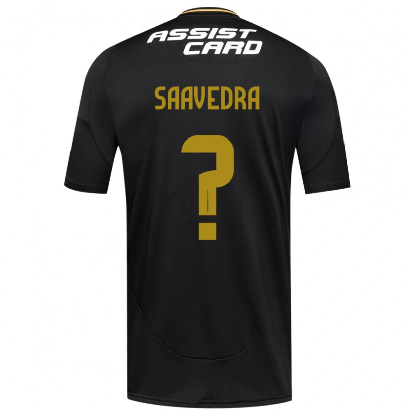 Danxen Criança Camisola Danilo Saavedra #0 Preto Branco Alternativa 2025/26 Camisa Brasil