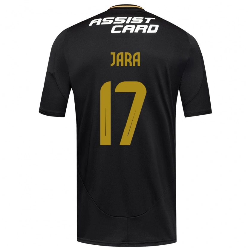 Danxen Criança Camisola Ignacio Jara #17 Preto Branco Alternativa 2025/26 Camisa Brasil