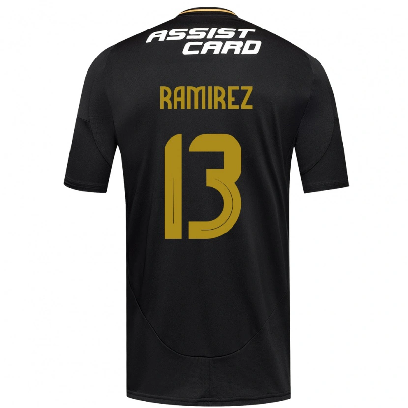 Danxen Criança Camisola Fernanda Ramírez #13 Preto Branco Alternativa 2025/26 Camisa Brasil