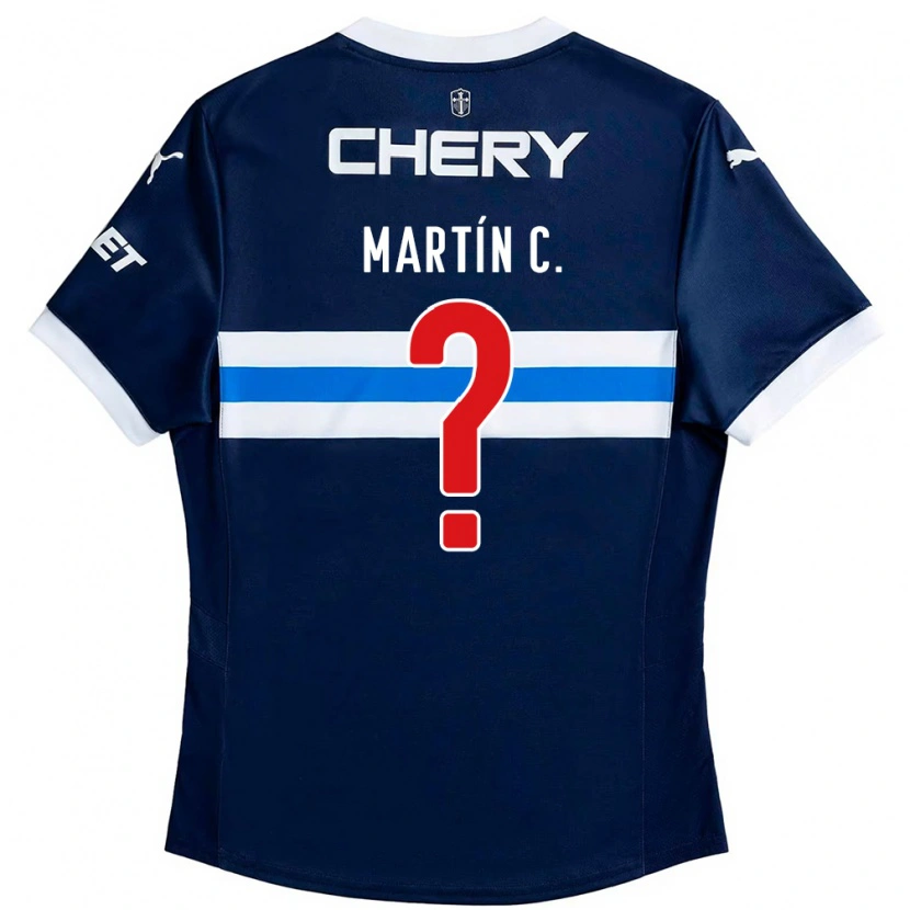 Danxen Criança Camisola Martín Contreras #0 Azul Royal Branco Alternativa 2025/26 Camisa Brasil