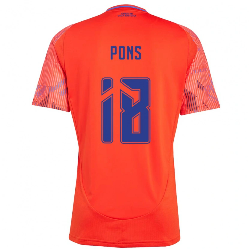 Danxen Criança Camisola Luciano Pons #18 Laranja Vermelho Alternativa 2025/26 Camisa Brasil