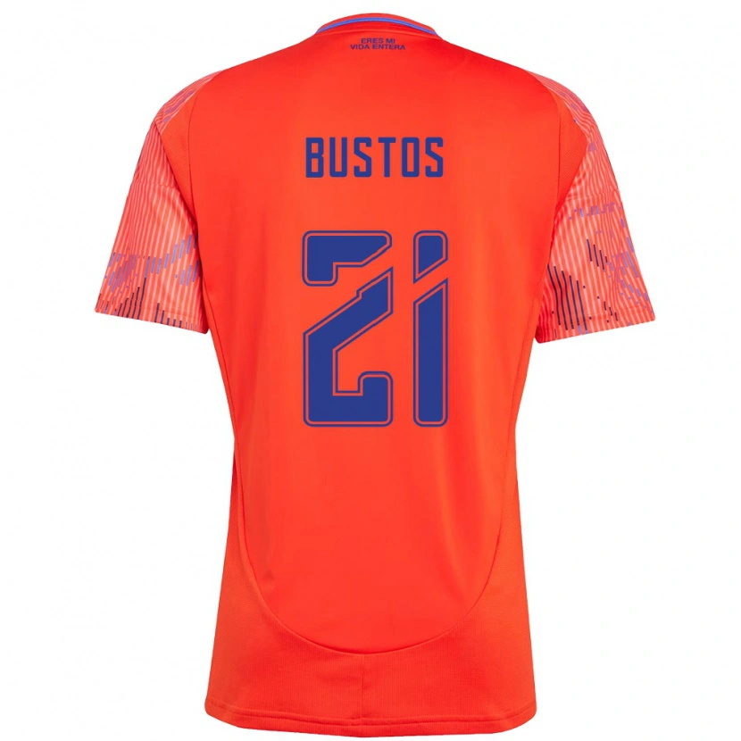 Danxen Criança Camisola Melissa Bustos #21 Laranja Vermelho Alternativa 2025/26 Camisa Brasil