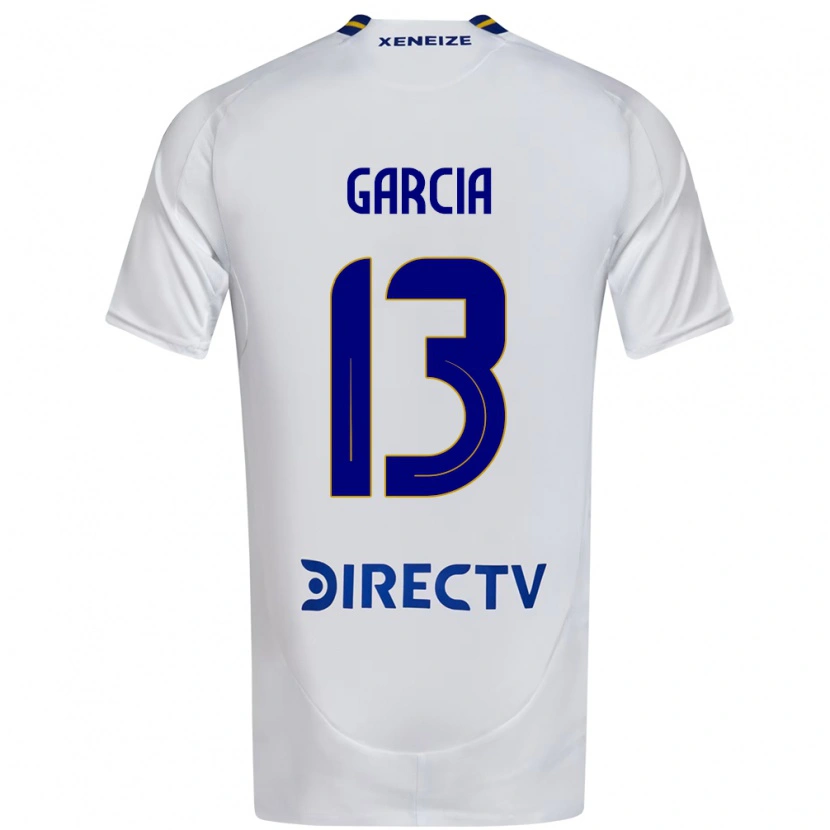 Danxen Criança Camisola Javier García #13 Branco Azul Alternativa 2025/26 Camisa Brasil