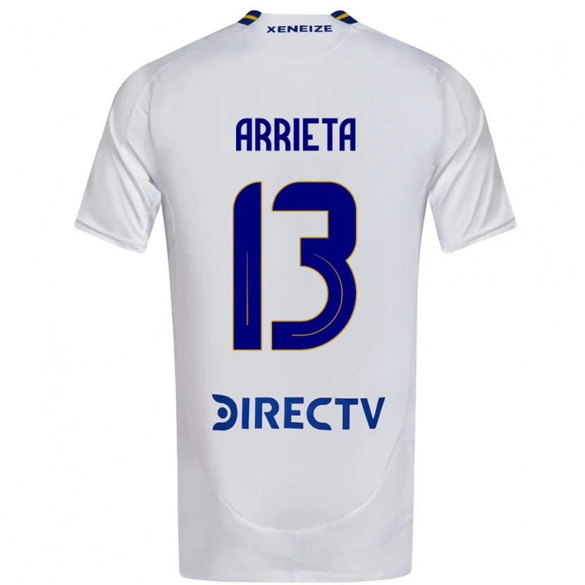 Danxen Criança Camisola Thomas Arrieta #13 Branco Azul Alternativa 2025/26 Camisa Brasil